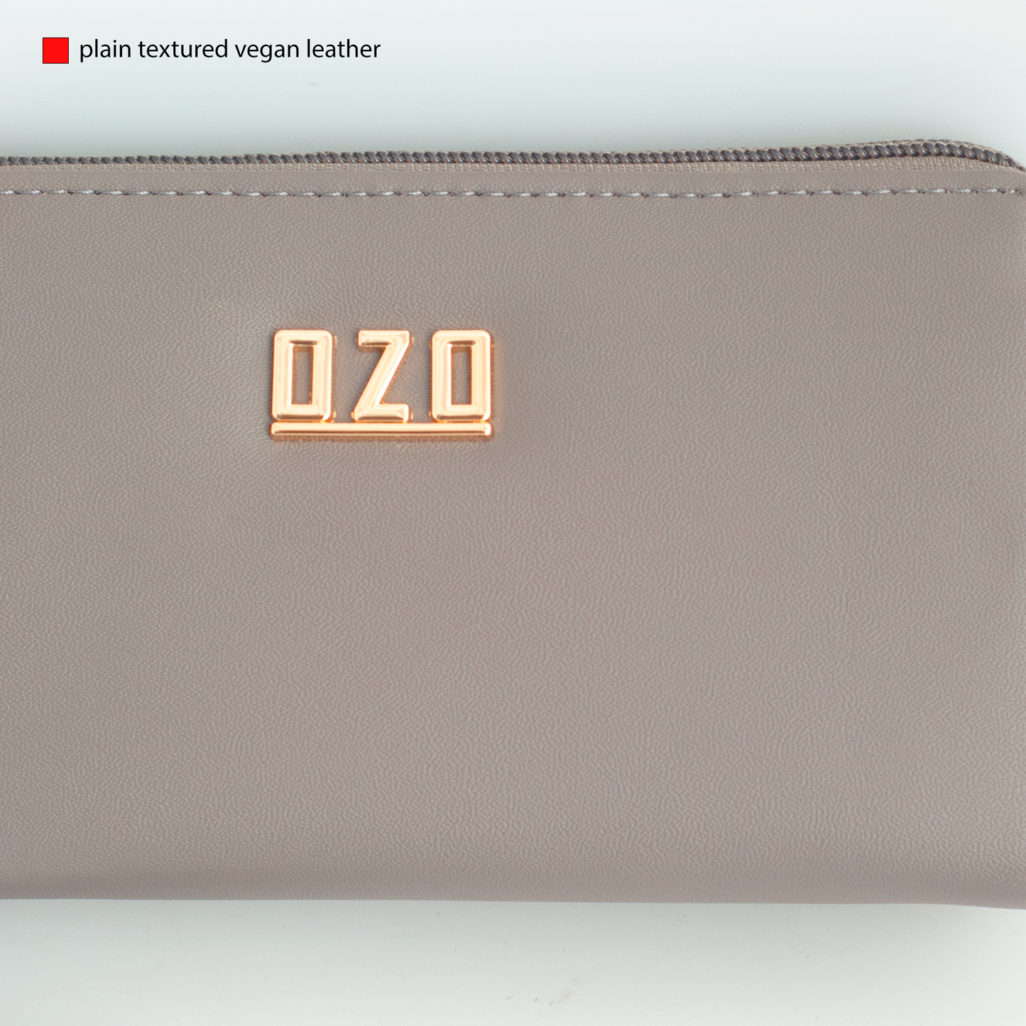 OZO Vegan Leather Women’s Wallet – Stylish Zip-Around Clutch with Multiple Card Slots & Coin Pocket
