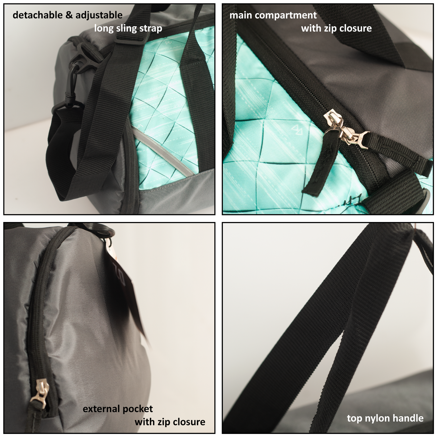 Premium Gym Duffle Bag with Shoe Compartment | Travel & Sports Bag for Men & Women