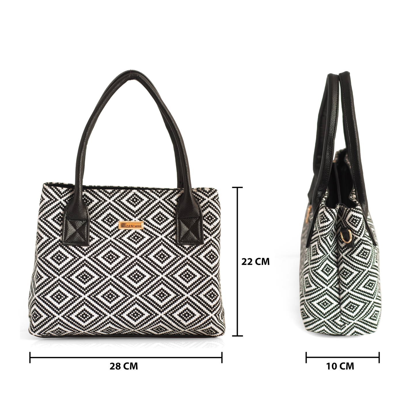 Trendy Women's Handbag with Ethnic Print – Spacious, Multi-Compartment Bag with Adjustable Sling Strap