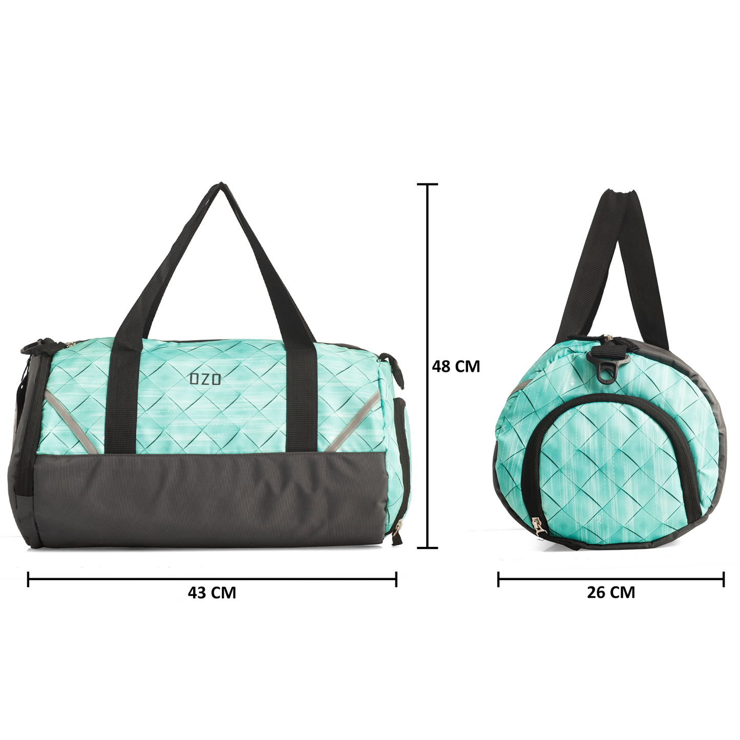 Premium Gym Duffle Bag with Shoe Compartment | Travel & Sports Bag for Men & Women