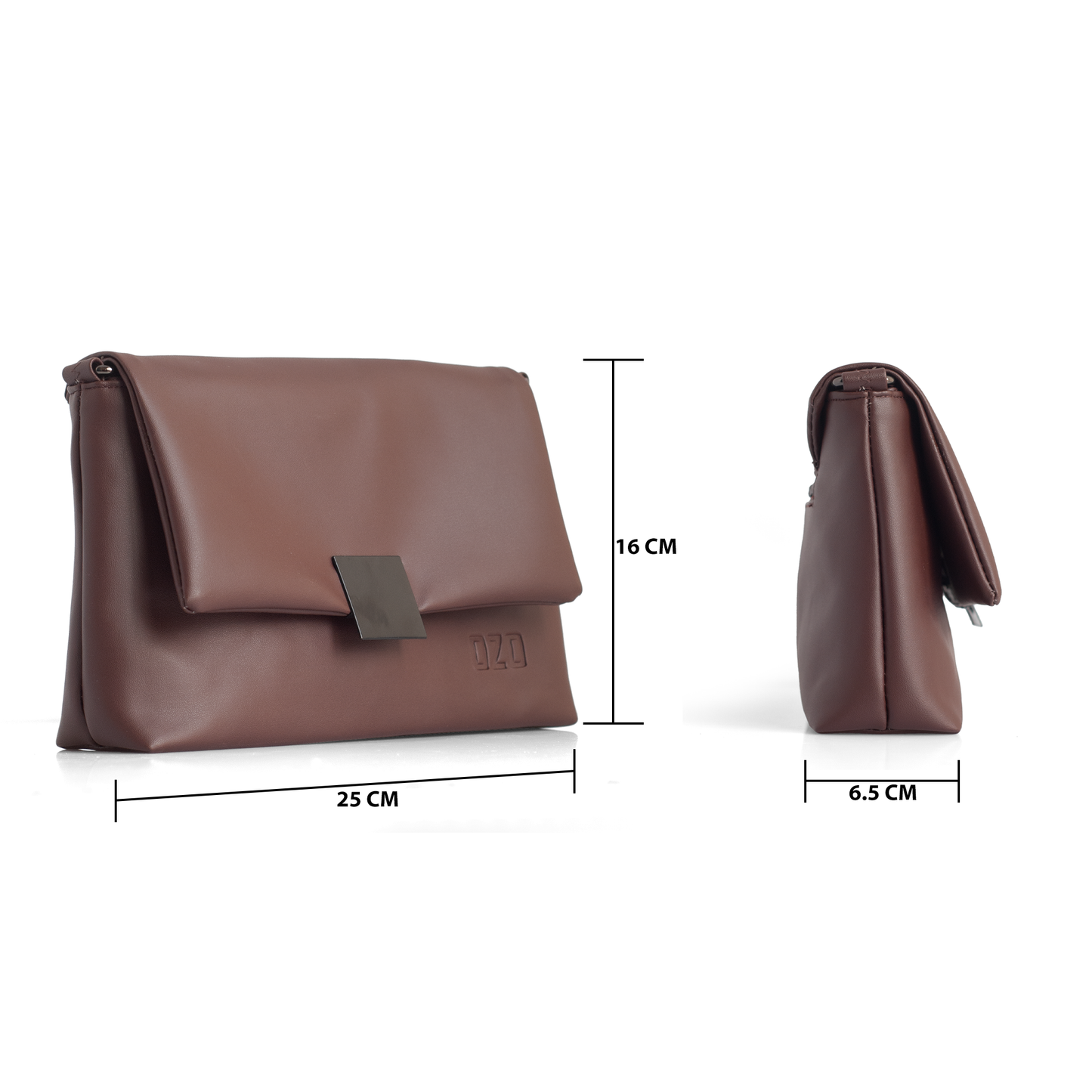 Premium Vegan Leather Sling Bag with Adjustable Strap and Magnetic Closure - Compact and Stylish