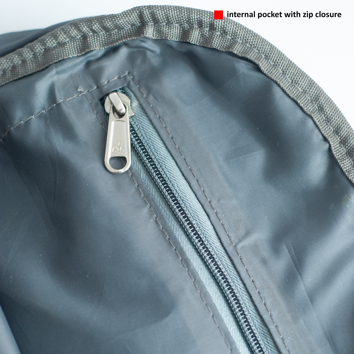 Vegan Leather Backpack with Double Zip Closure, External Pocket, Adjustable Straps