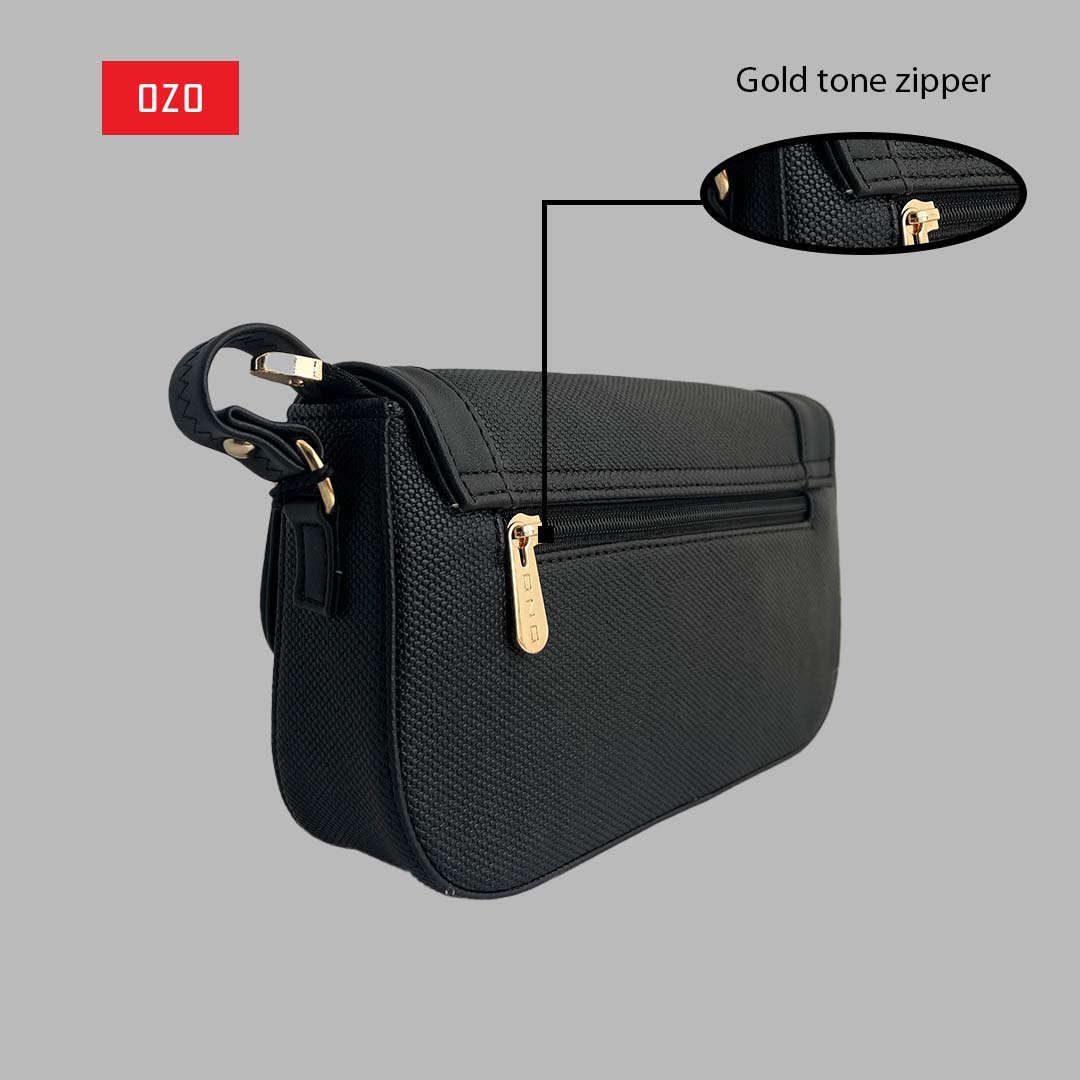 OZO Women’s Vegan Leather Sling Bag – Stylish Crossbody Handbag for Casual & Formal Outfits