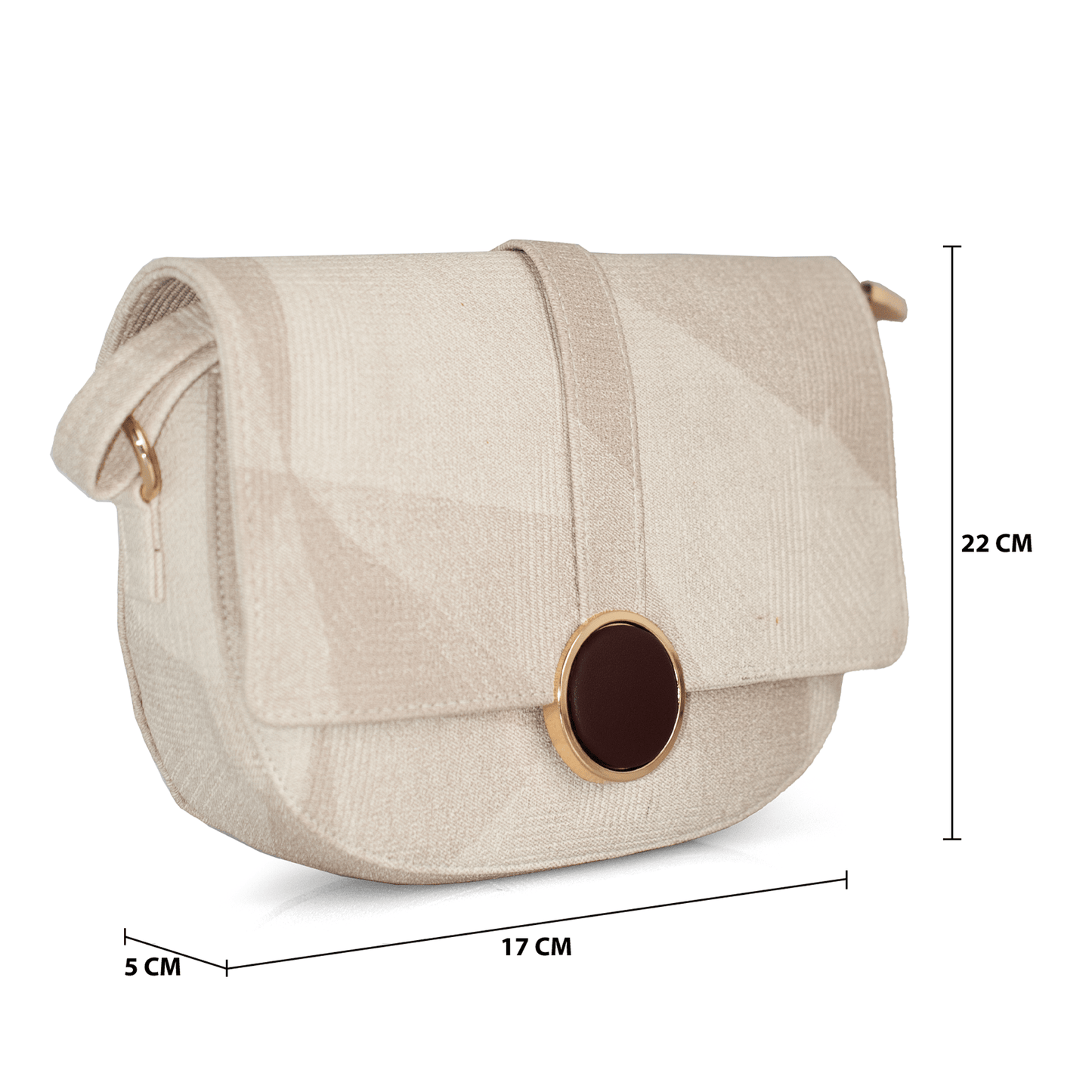 Elegant Vegan Leather Sling Bag for Women with Adjustable Strap and Premium Compartments - OZO Bags