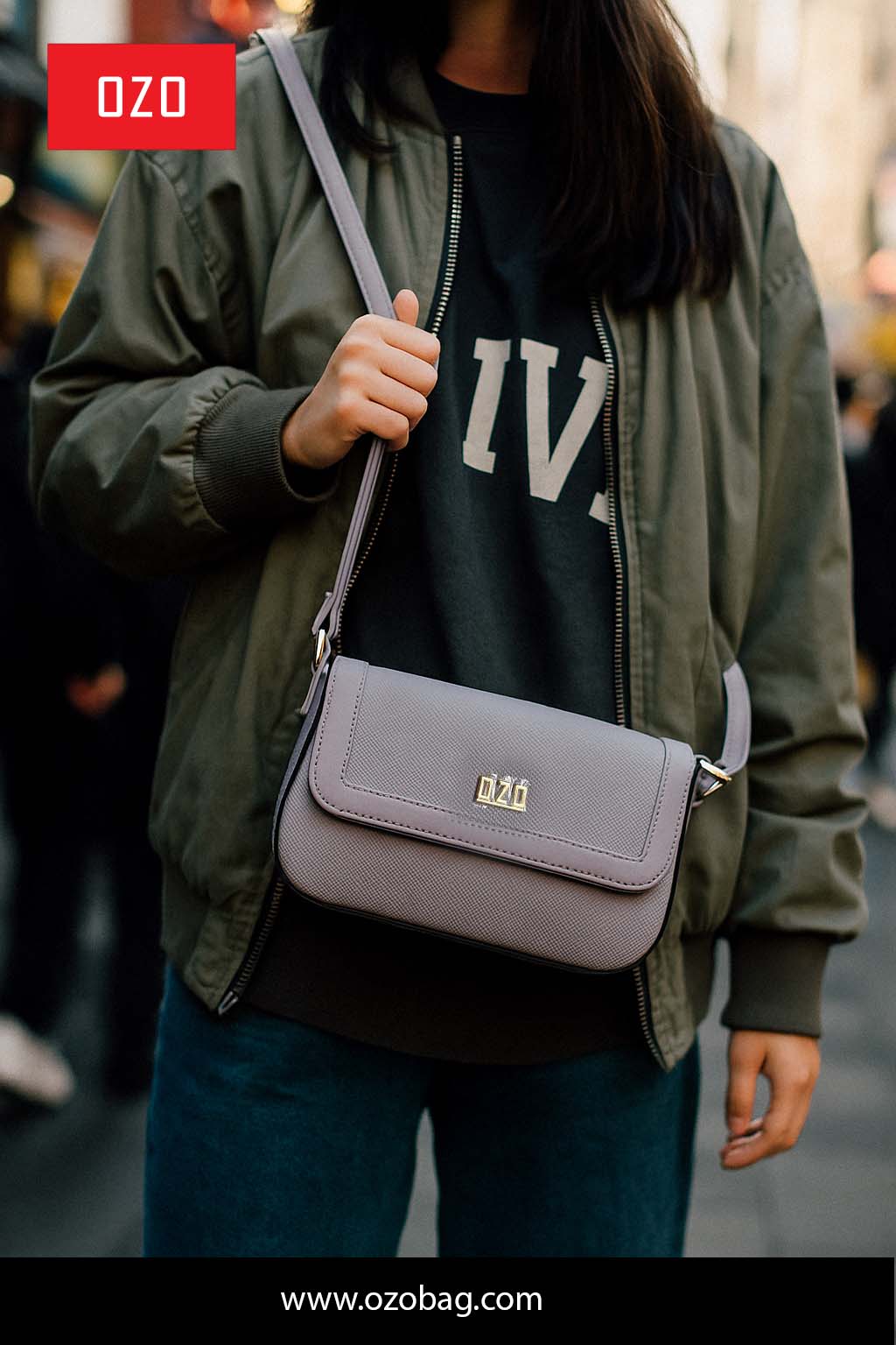 OZO Women’s Vegan Leather Sling Bag – Stylish Crossbody Handbag for Casual & Formal Outfits - OZO Bags