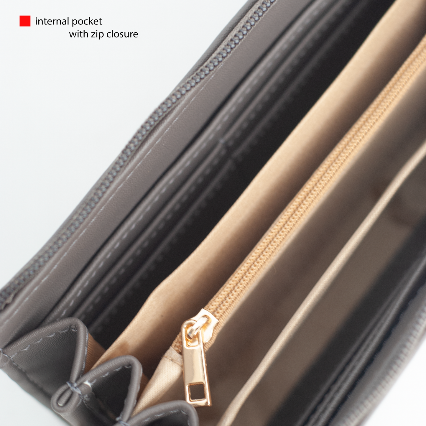 OZO Vegan Leather Women’s Wallet – Stylish Zip-Around Clutch with Multiple Card Slots & Coin Pocket