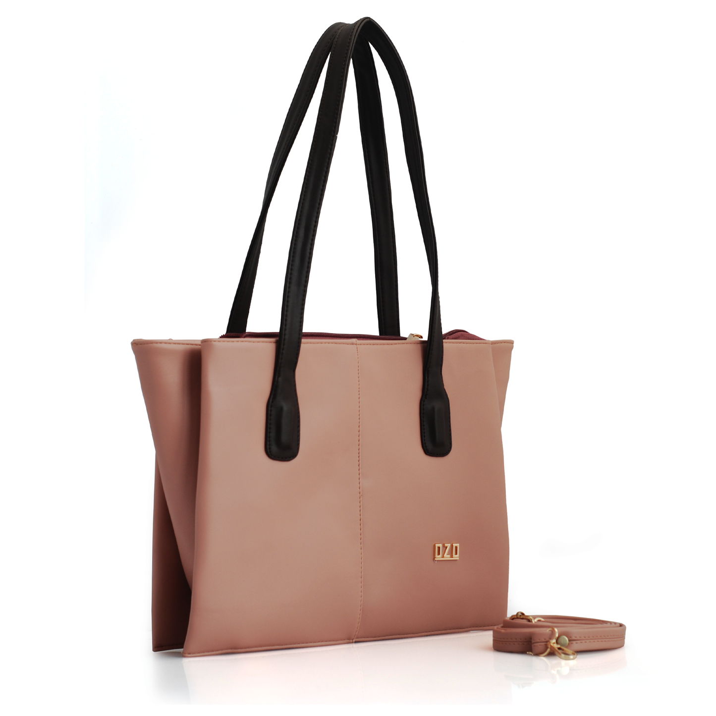 OZO Stylish Vegan Leather Tote Bag with Adjustable Strap | Spacious, Multi-Compartment Design with Zip & Magnetic Closures