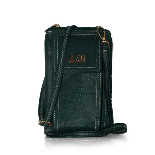 OZO Stylish Sling Bag with Magnetic Latch, Zip Closure & Detachable Strap – Durable & Functional