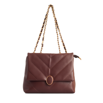 Elegant Quilted Vegan Leather Sling Bag for Women – Stylish & Functional Handbag