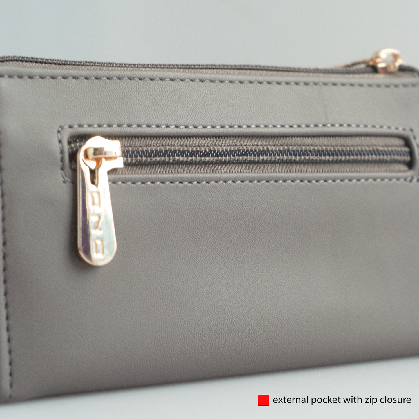 OZO Vegan Leather Women’s Wallet – Stylish Zip-Around Clutch with Multiple Card Slots & Coin Pocket