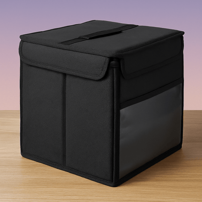 46L Premium Insulated Food Delivery Bag | Waterproof, Nylon Lining | Backpack & Handle Design for Restaurant, Swiggy, Zomato, and Grocery Deliveries - OZO Bags
