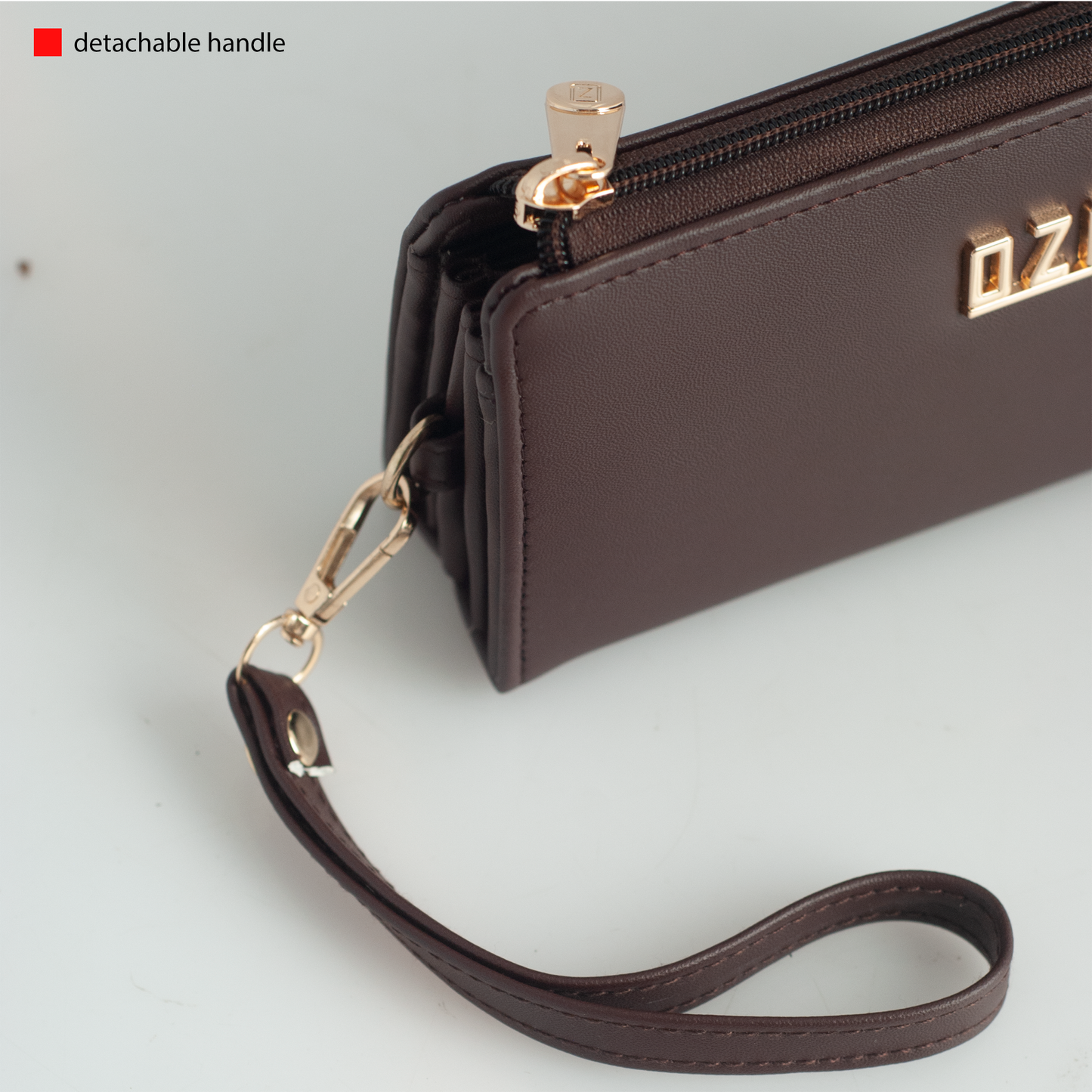 OZO Vegan Leather Women’s Wallet – Stylish Zip-Around Clutch with Multiple Card Slots & Coin Pocket