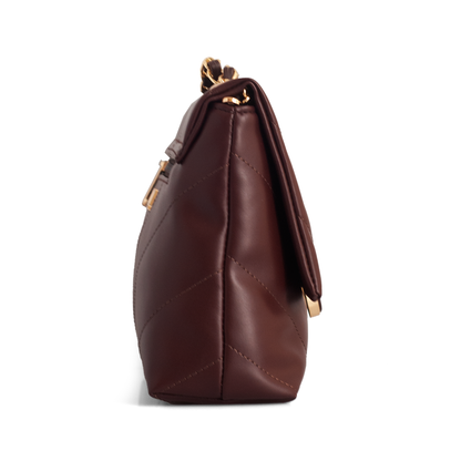 Elegant Quilted Vegan Leather Sling Bag for Women – Stylish & Functional Handbag