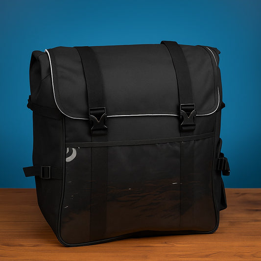 75L Heavy-Duty Delivery Bag for Online Marketplaces | Insulated, Waterproof, Sturdy Design with Clip & Elastic Closures – Ideal for Food, Grocery & Parcel Delivery.