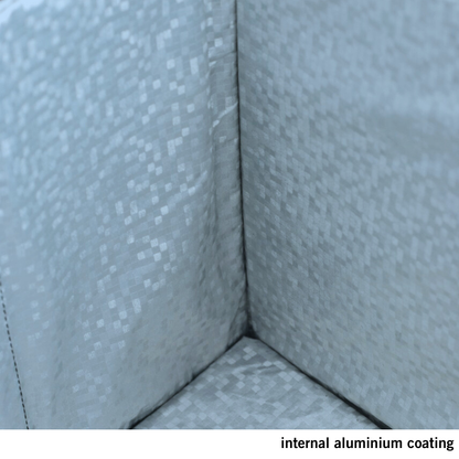 40L Premium Insulated Food Delivery Bag | Waterproof, Heat Retention with Aluminum Lining | Backpack & Handle Design for Restaurant, Swiggy, Zomato, and Grocery Deliveries