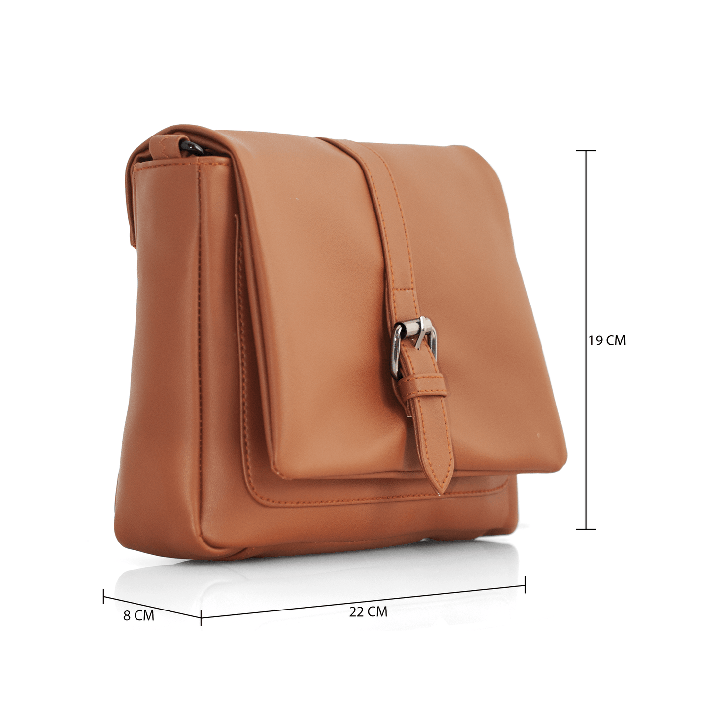 Compact Vegan Leather Sling Bag with Adjustable Strap and Multiple Compartments – Stylish Crossbody Bag for Everyday Use - OZO Bags