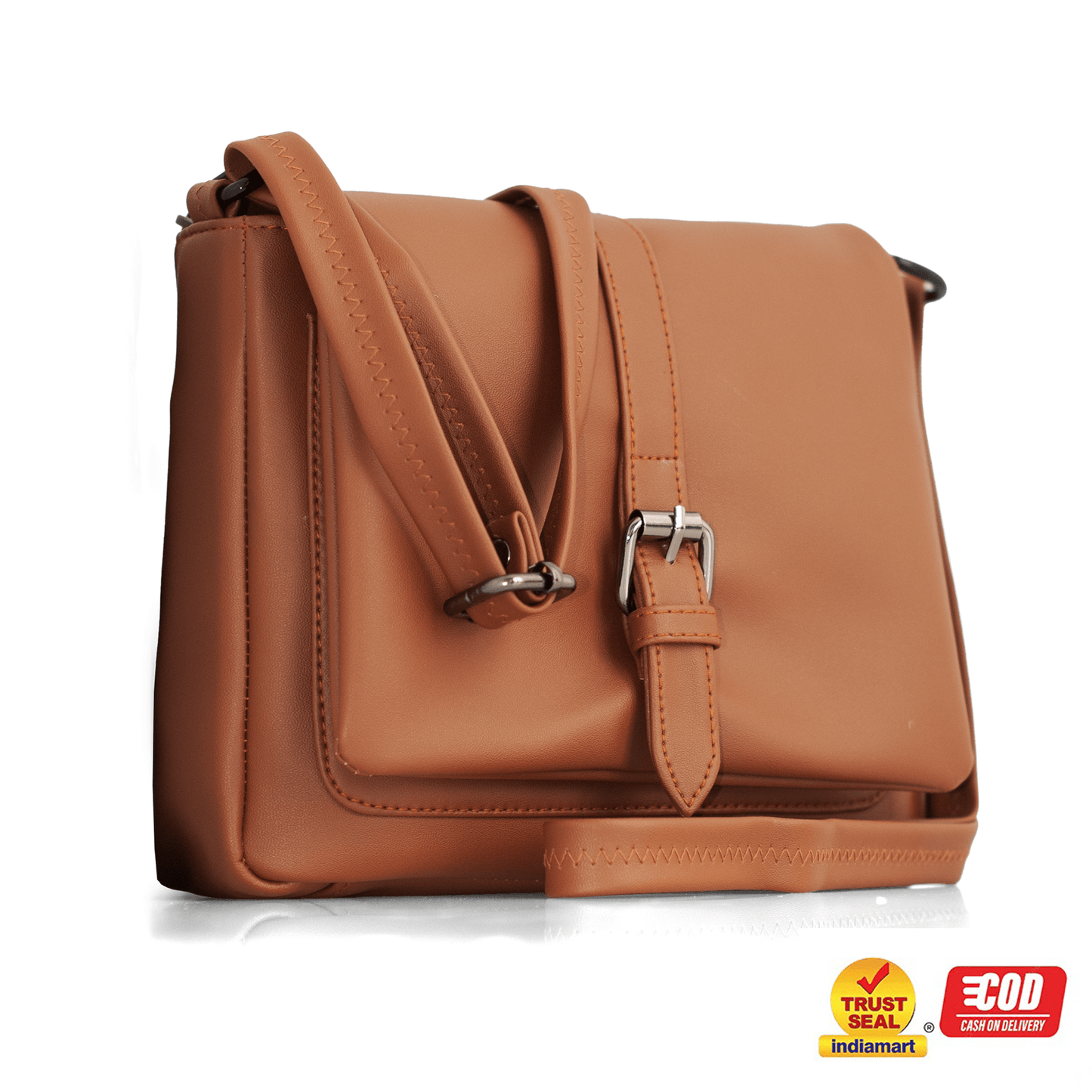 Compact Vegan Leather Sling Bag with Adjustable Strap and Multiple Compartments – Stylish Crossbody Bag for Everyday Use - OZO Bags