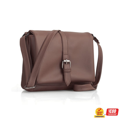 Compact Vegan Leather Sling Bag with Adjustable Strap and Multiple Compartments – Stylish Crossbody Bag for Everyday Use - OZO Bags