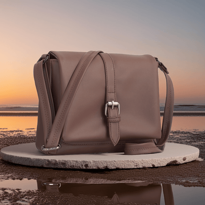 Compact Vegan Leather Sling Bag with Adjustable Strap and Multiple Compartments – Stylish Crossbody Bag for Everyday Use - OZO Bags
