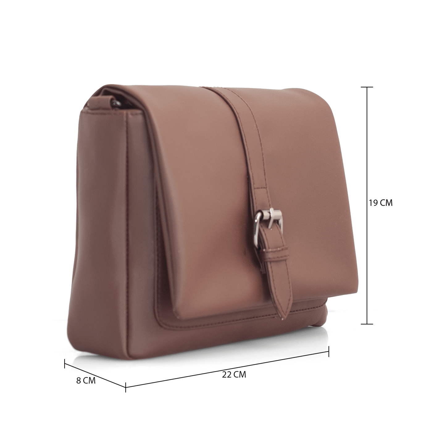 Compact Vegan Leather Sling Bag with Adjustable Strap and Multiple Compartments – Stylish Crossbody Bag for Everyday Use - OZO Bags
