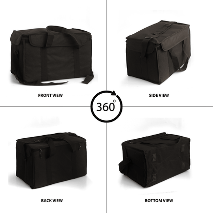 Durable and Spacious Food Delivery Bag with Insulated Compartments and Adjustable Straps – Ideal for Bike and Car Couriers - OZO Bags