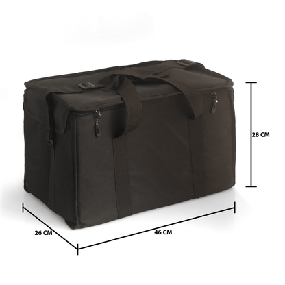 Durable and Spacious Food Delivery Bag with Insulated Compartments and Adjustable Straps – Ideal for Bike and Car Couriers - OZO Bags