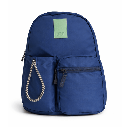 Durable Everyday Backpack with Multi-Pocket Design & Rope Detail | Sturdy Travel, School & Work Bag - OZO Bags