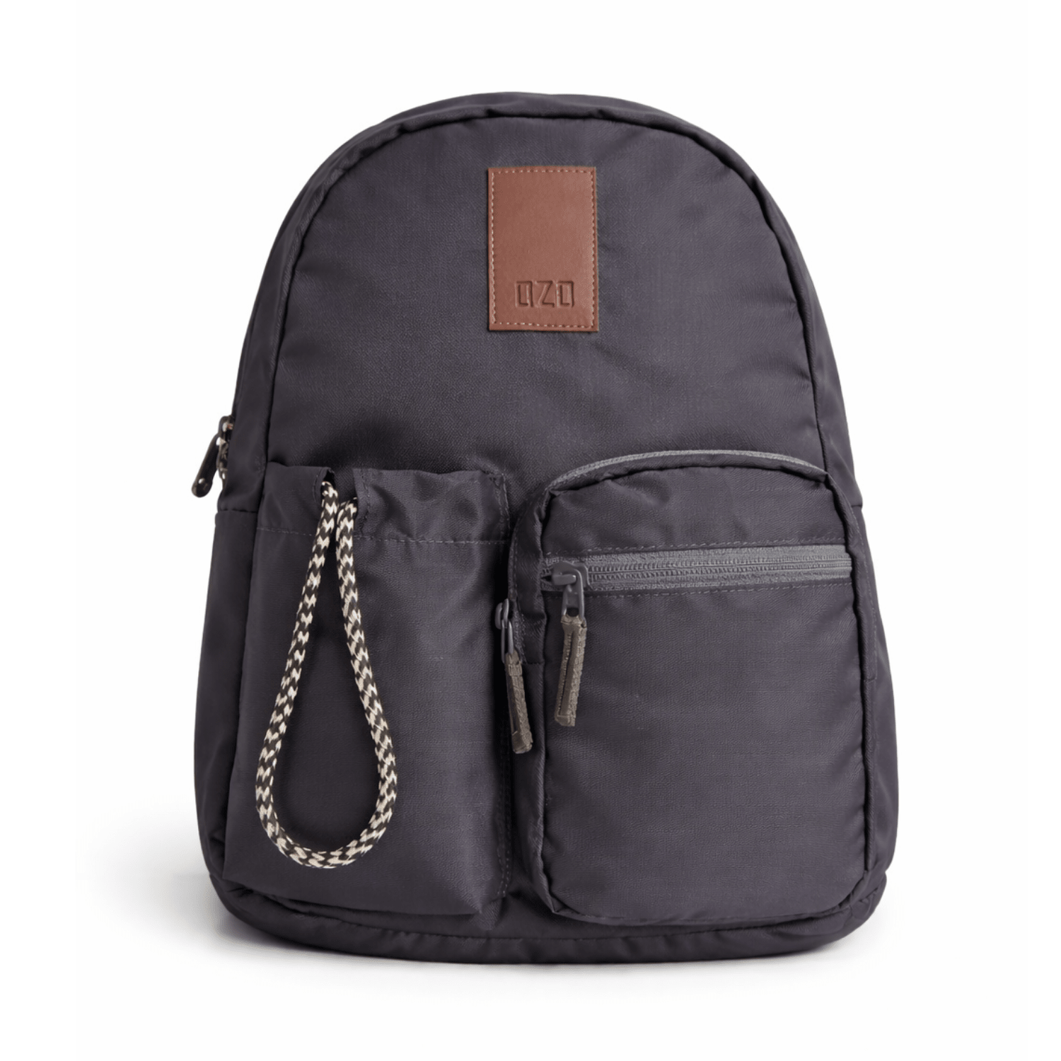 Durable Everyday Backpack with Multi-Pocket Design & Rope Detail | Sturdy Travel, School & Work Bag - OZO Bags