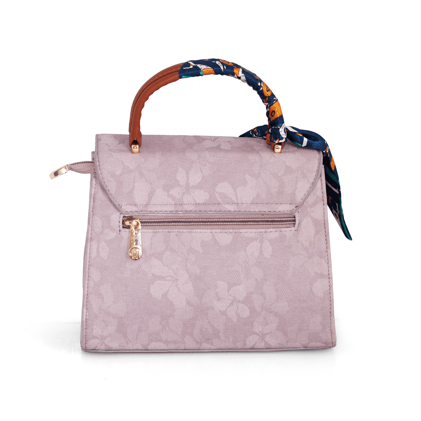 Elegant Pink Women’s Handbag – Stylish & Compact Shoulder Bag with Adjustable Sling, Multiple Compartments & Metal Studded Base - OZO Bags