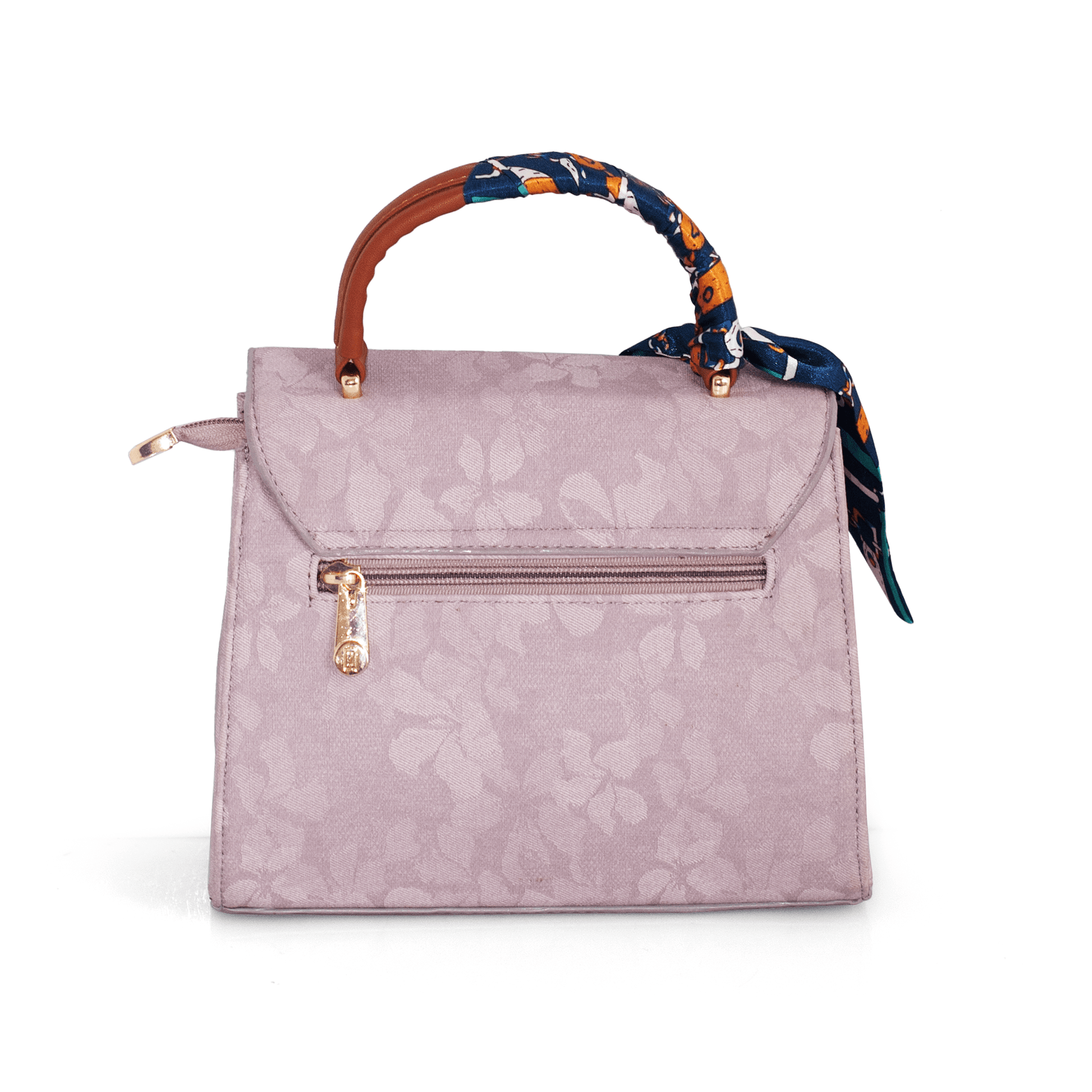 Elegant Pink Women’s Handbag – Stylish & Compact Shoulder Bag with Adjustable Sling, Multiple Compartments & Metal Studded Base - OZO Bags