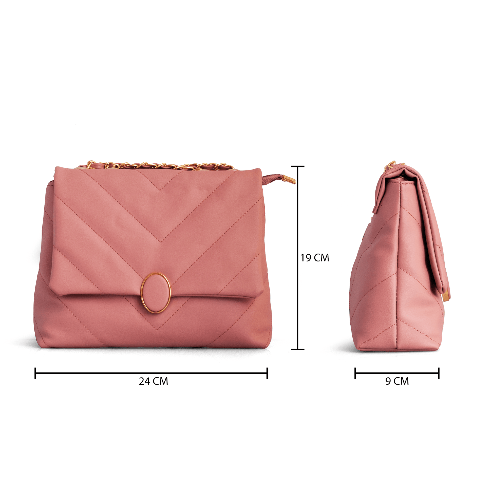 Elegant Quilted Vegan Leather Sling Bag for Women – Stylish & Functional Handbag - OZO Bags