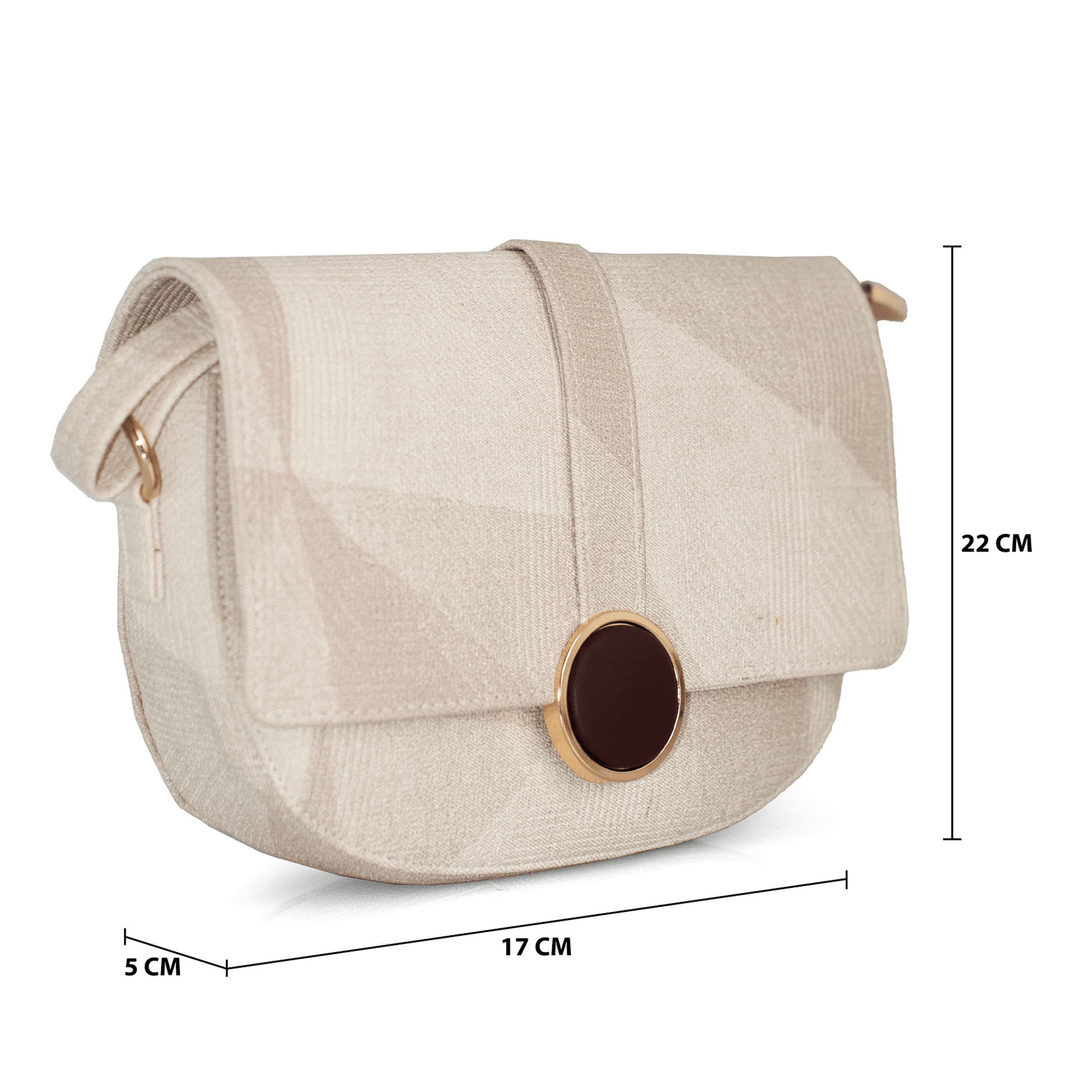 Elegant Vegan Leather Sling Bag for Women with Adjustable Strap and Premium Compartments - OZO Bags