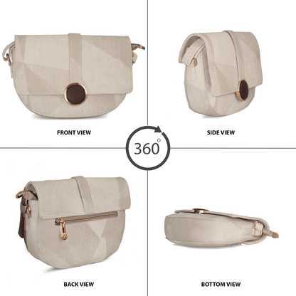 Elegant Vegan Leather Sling Bag for Women with Adjustable Strap and Premium Compartments - OZO Bags