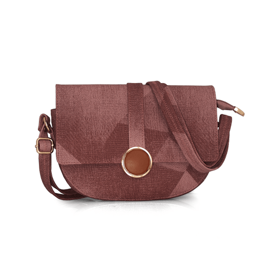 Elegant Vegan Leather Sling Bag for Women with Adjustable Strap and Premium Compartments - OZO Bags