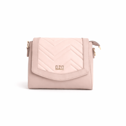Elegant Vegan Leather Sling Bag for Women with Magnetic Flap & Multiple Zip Pockets | Stylish Everyday Crossbody Bag - OZO Bags