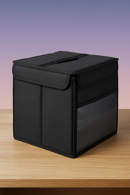 40L Premium Insulated Food Delivery Bag | Waterproof, Heat Retention with Aluminum Lining | Backpack & Handle Design for Restaurant, Swiggy, Zomato, and Grocery Deliveries