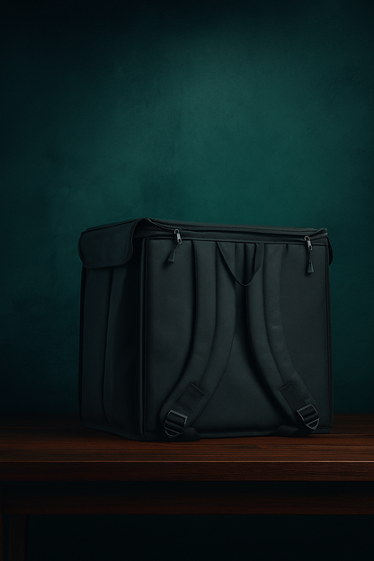 40L Premium Insulated Food Delivery Bag | Waterproof, Heat Retention with Aluminum Lining | Backpack & Handle Design for Restaurant, Swiggy, Zomato, and Grocery Deliveries