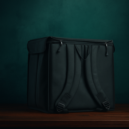 46L Premium Insulated Food Delivery Bag | Waterproof, Nylon Lining | Backpack & Handle Design for Restaurant, Swiggy, Zomato, and Grocery Deliveries