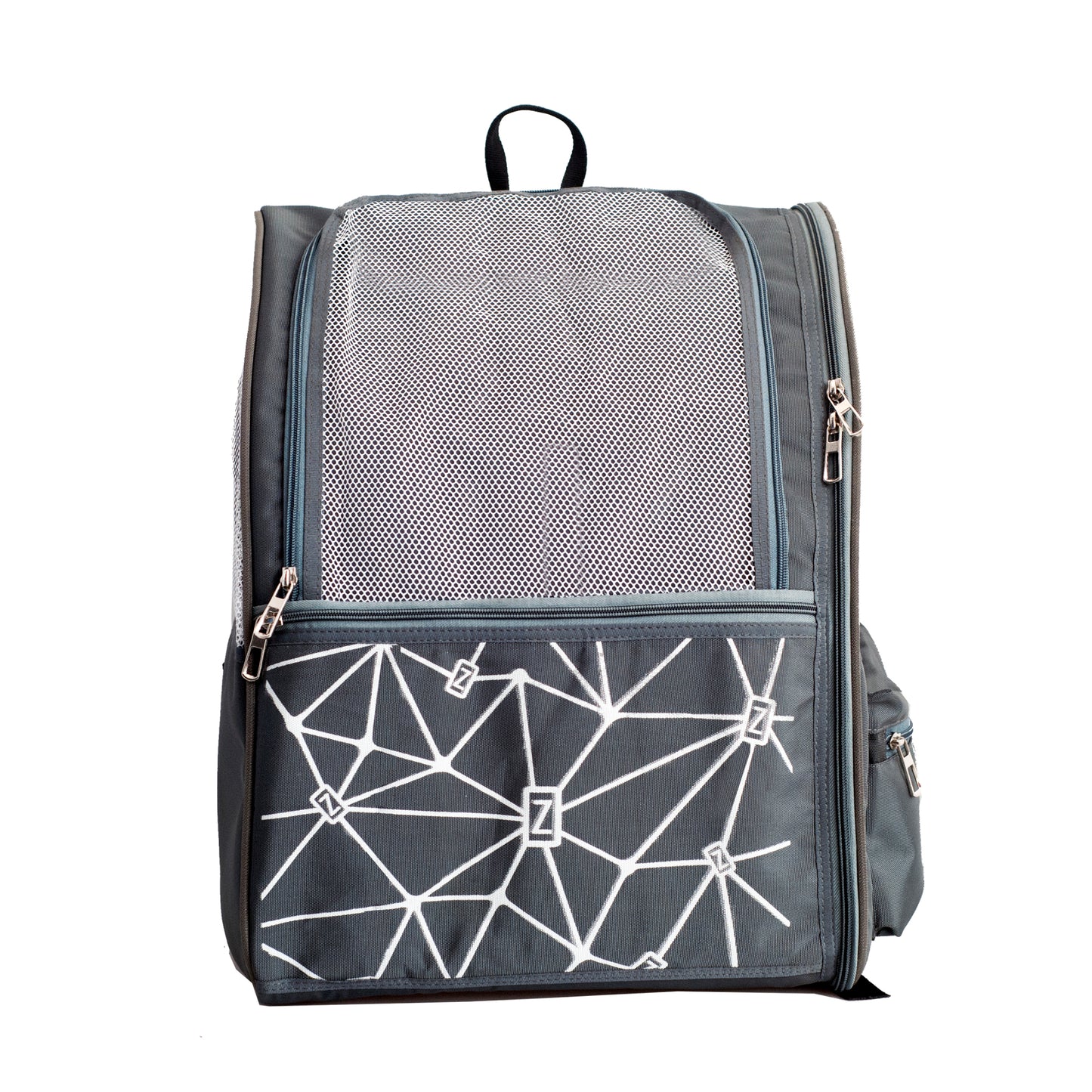 Premium Pet Carrier Backpack for Dogs & Cats – Breathable Mesh Design, Adjustable Straps & Zip Pockets | Travel-Friendly Pet Bag