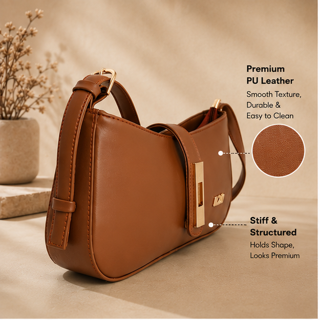 OZO Velora Premium Vegan Leather Sling Bag for Women