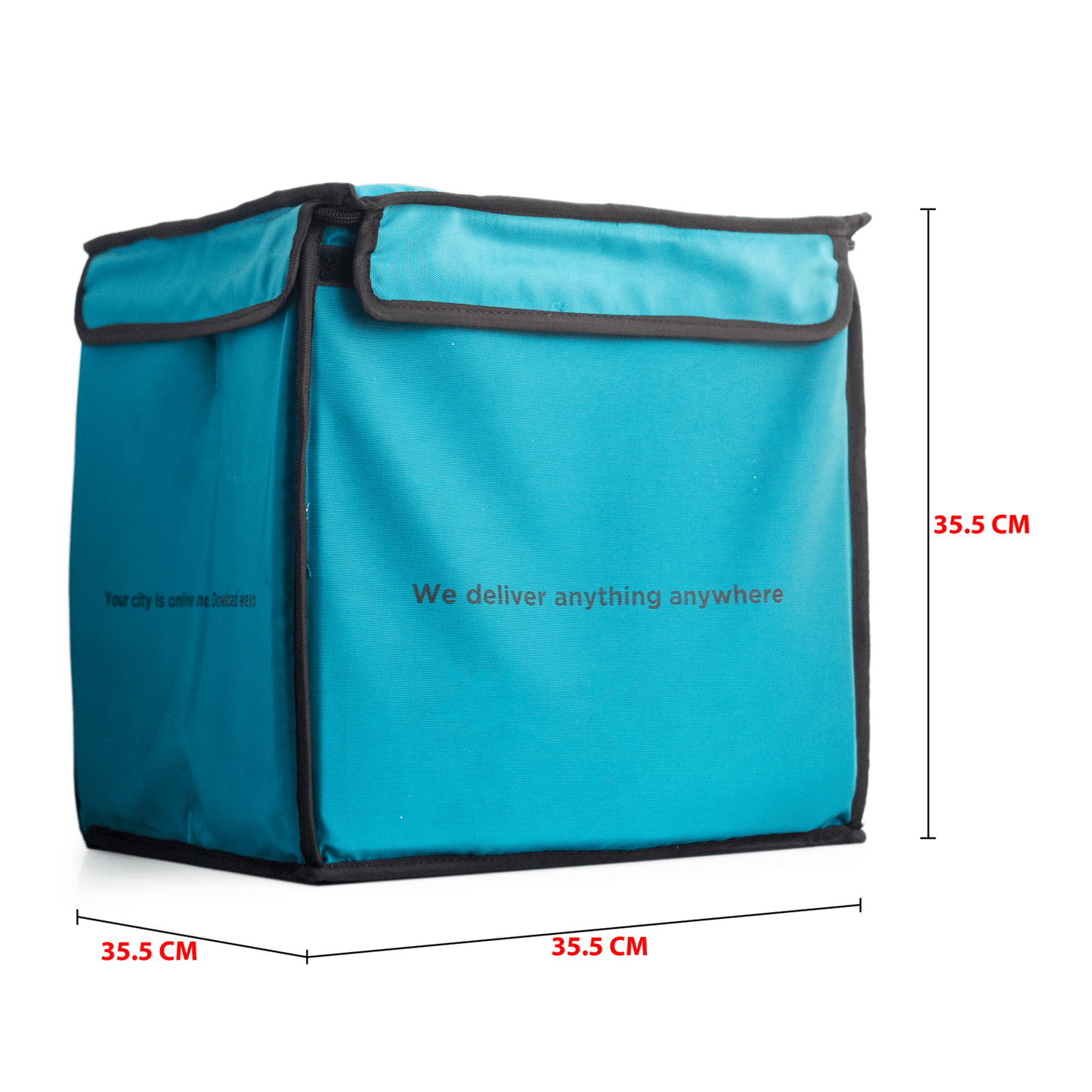 Insulated Delivery Bag with Adjustable Straps, Aluminum Coating & Double Closure System - OZO Bags