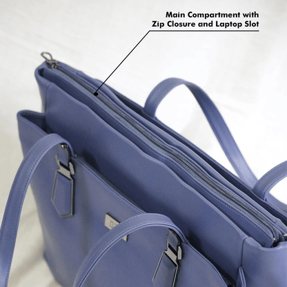 OZO Elegant Women's Laptop Bag - Spacious, Secure & Multi-Compartment Work Tote for Laptops, Tablets & Essentials - OZO Bags