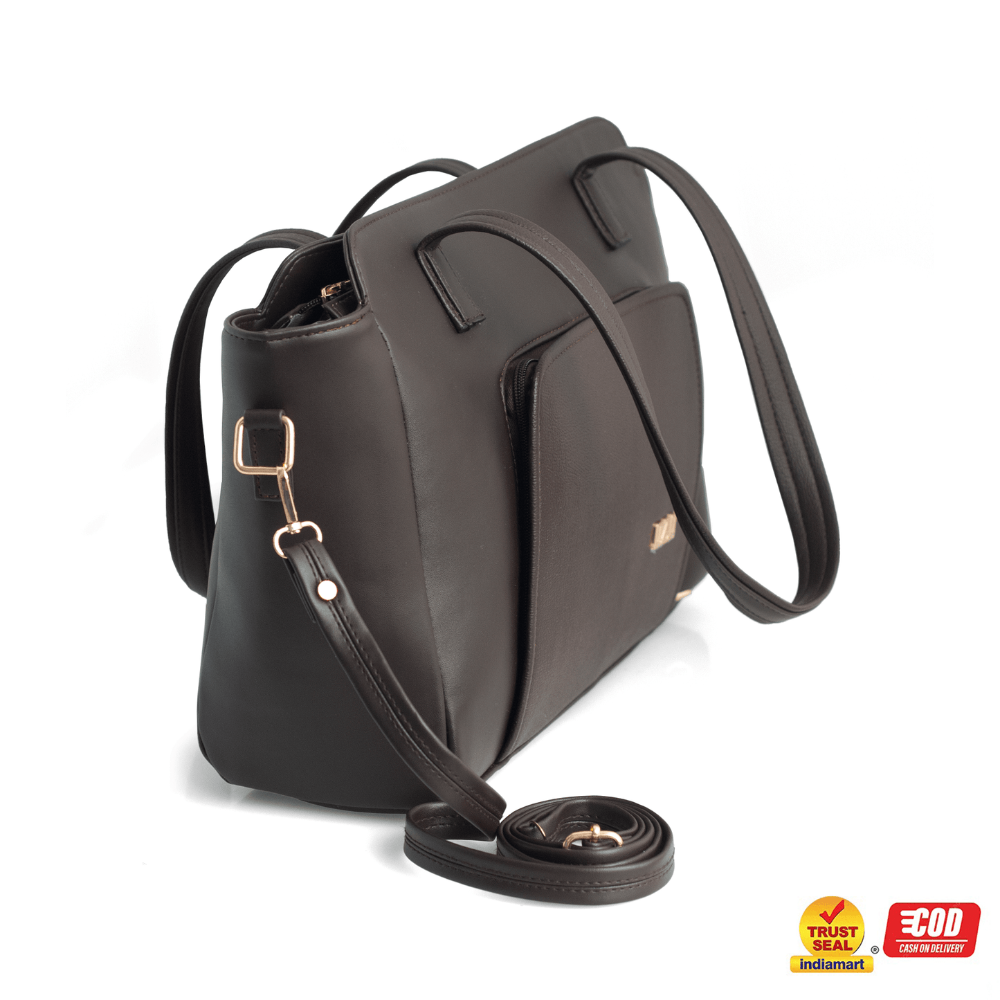 OZO Ladies Fashion Handbag with On-the-Go Makeup Compartment, 15.6 inch Laptop Sleeve and Secure Zipper Pockets - OZO Bags