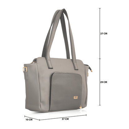 OZO Ladies Fashion Handbag with On-the-Go Makeup Compartment, 15.6 inch Laptop Sleeve and Secure Zipper Pockets - OZO Bags
