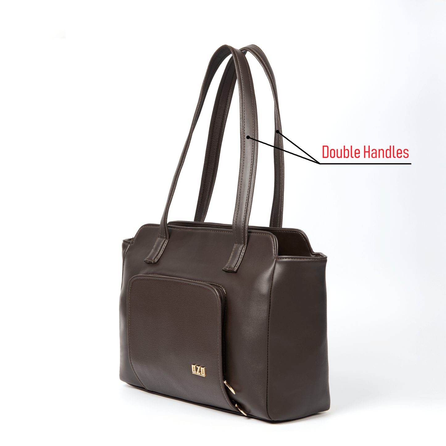 OZO Ladies Fashion Handbag with On-the-Go Makeup Compartment, 15.6 inch Laptop Sleeve and Secure Zipper Pockets - OZO Bags