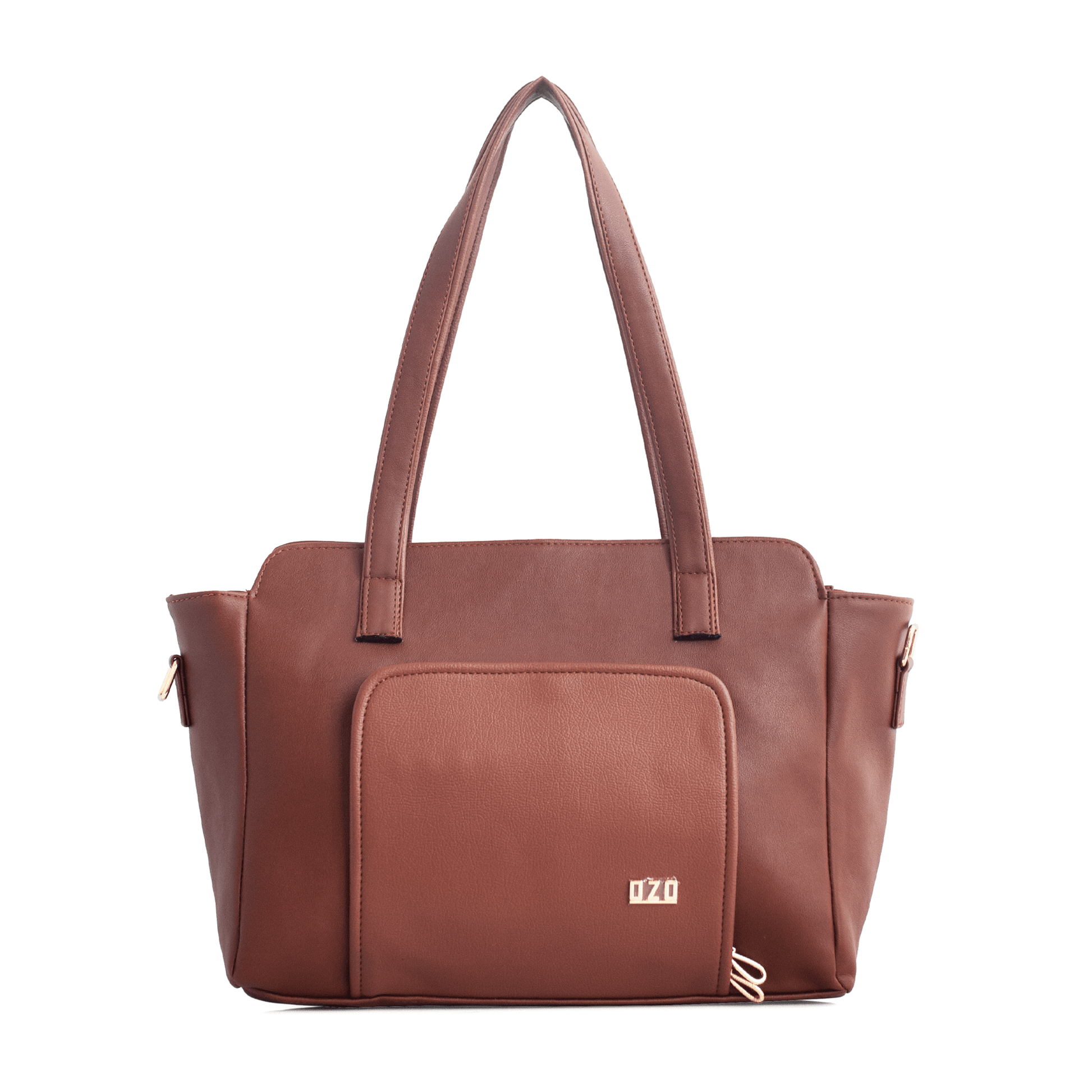 OZO Ladies Fashion Handbag with On-the-Go Makeup Compartment, 15.6 inch Laptop Sleeves and Secure Zipper Pockets - OZO Bags