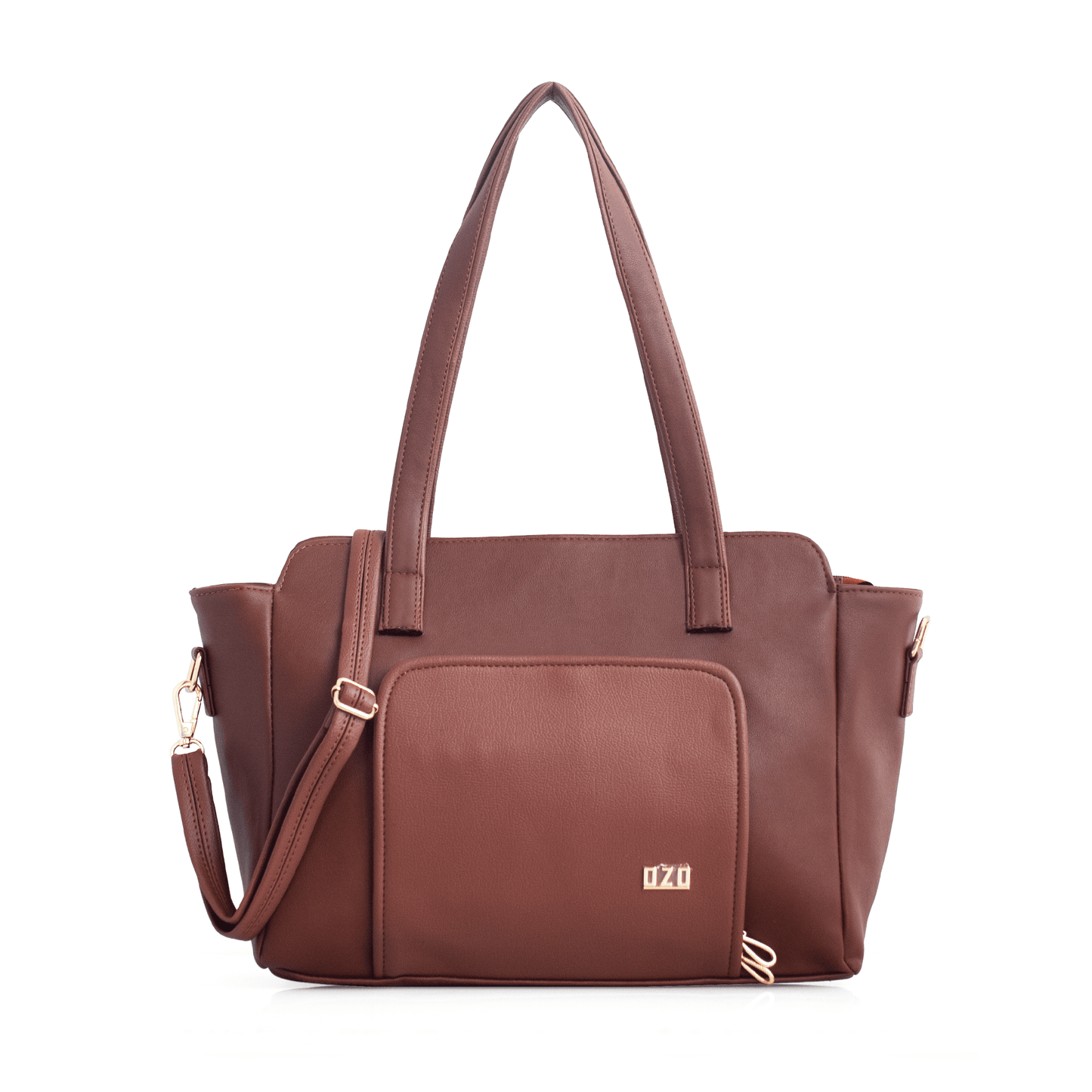 OZO Ladies Fashion Handbag with On-the-Go Makeup Compartment, 15.6 inch Laptop Sleeves and Secure Zipper Pockets - OZO Bags
