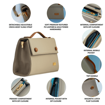 OZO ladies handbags with sling bag - OZO Bags