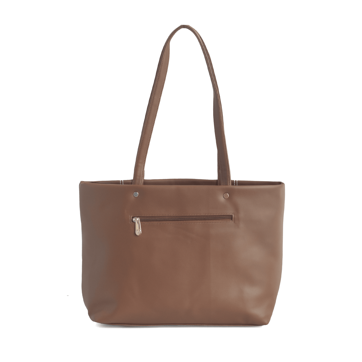 OZO Olive Vegan Leather Tote Bag – 15.5″ Laptop Friendly, Cushioned Handles & Gold Hardware - OZO Bags