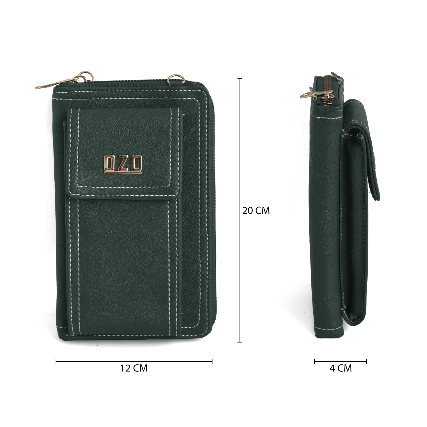 OZO Stylish Sling Bag with Magnetic Latch, Zip Closure & Detachable Strap – Durable & Functional - OZO Bags